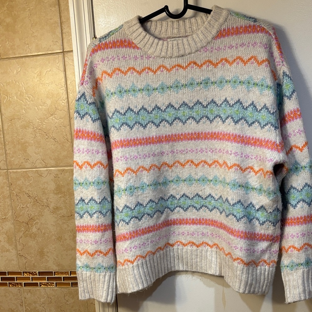 Colorful Striped American Eagle Sweater